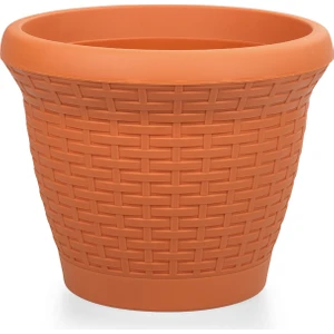 Hasır Saksı 15 lt Kiremit