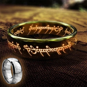 Lord Of The Rings Sırlar Yüzüğü Yüzüklerin Efendisi Yüzük Hobbit Güç Yüzüğü Silver