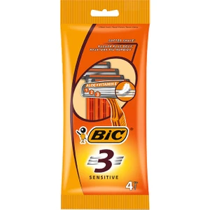 BIC 3 Sensitive / 3 Bıçaklı Tıraş Bıçağı 4’lü Poşet