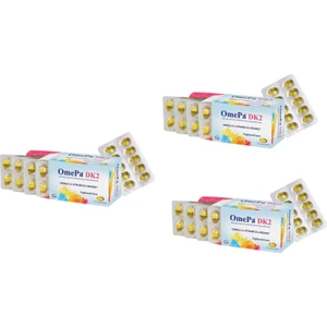 Tab İlaç Omepa Dk2 - Vitamin D7 + Mena Q7 - 50 Yumuşak Kapsül - 3 Kutu