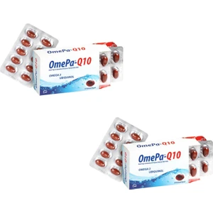 Omepa-Q10 Omega 3 Ve Koenzim Q10 (Ubiquinol) 30 Kapsül - 2 Kutu