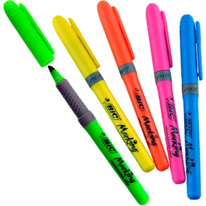 Grip Fosforlu Kalem Pembe