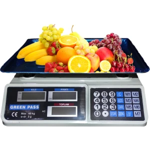Green Pass 40Kg Elektronik Terazi