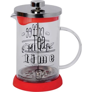 DS Filtre Kahve ve Çay Demleme - 600 Ml French Press Tea Time Yazılı