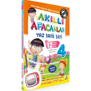 Akıllı Afacanlar Yaz Tatil Seti 4. Sınıf (Poşetli)
