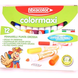 Subazlı Jumbo Keçeli Kalem 12 Renk 10640