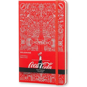 Limited Edition Coca Cola Büyük Boy Sert Kapak Çizgili Defter