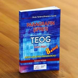 Paragrafın Şifresi Yayınları 8.Sınıf TEOG Anlam Bilgisi Metot Anlatım