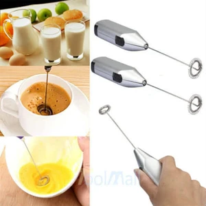 Mini Pilli Portatif Karıştırıcı Mikser Cappuccino Mixer