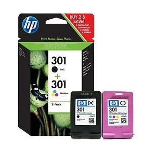 Hp 301 2'Li Paket Siyah-Üç Renkli Orijinal Set
