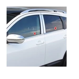 Nissan Qashqaı Krom Cam Çıtası 4 Parça 2007*2014 Arası Paslanmaz Çelik