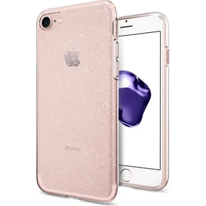 Apple iPhone SE (2022 / 2020) / iPhone 8 / iPhone 7 Kılıf Liquid Crystal Glitter Rose Crystal - 042CS21419
