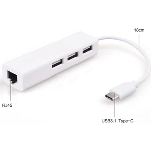 Usb Type C Hub Ve Ethernet Çevirici