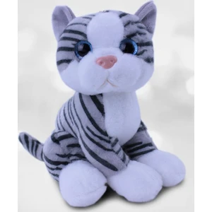 Kare Dekor Sesli Kedi Peluş 28 CM