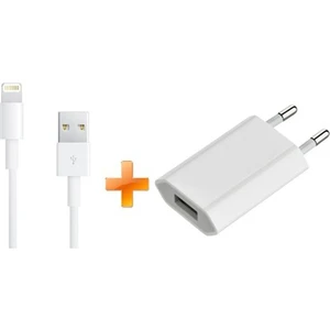 Usb Adaptör + Lightning Data Kablosu (    Uyumlu 5/5s/SE/6/6s/7 / Plus / iPod / iPad)