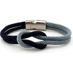 Lavicert Gri Alaçatı Düğüm Erkek Bileklik Bx254