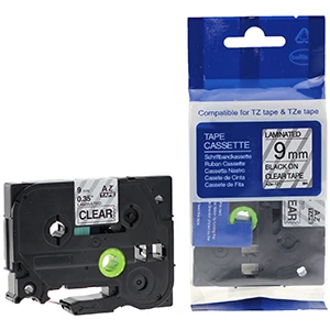 Brother P-Touch Muadili Şeffaf Etiket 9 Mm Tze-Tape Aze121