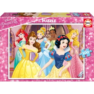 Educa Puzzle Princesses 100 Parça Karton Puzzle