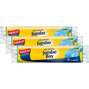 Jumbo Çöp Torbası 80 x 110 Cm x 3 Adet