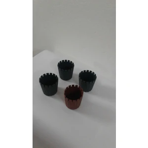 Arslan Plastik Mini Kaktüs Saksısı 6*6 Cm- 4 Adet