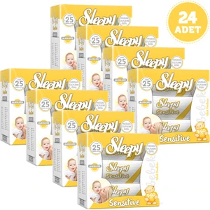 Islak Havlu Kutulu Sensitive 50'lı x 24 Adet