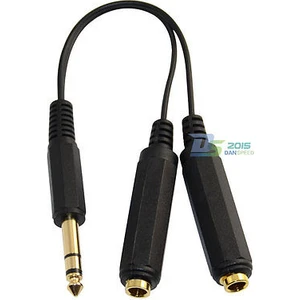 Stereo Erkek Çoklayıcı 6.3 Mm