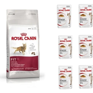 Royal Canin Fit 32 Yetişkin Kedi Mamasi 2 Kg 6 Adet Royal Canin Instinctive 85 Ge Hediye