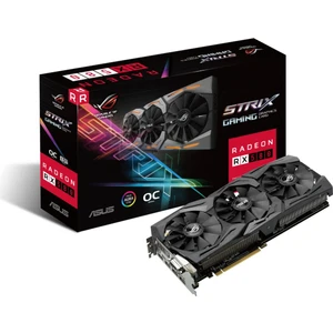 ROG STRIX Amd Radeon RX 580 8GB OC 256Bit GDDR5 (DX12) PCI-E 3.0 Ekran Kartı STRIX-RX580-O8G- Gaming