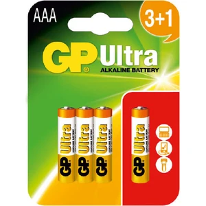 Ultra Alkalin 4'lü (3+1) AAA Boy İnce Pil (GP24AU3/1)