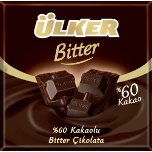 Çikolata Bitter %60 Kare 70 gr x 6 Adet