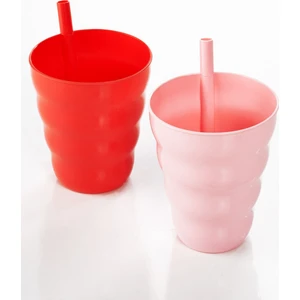 Nefnefhome Lux 2'Lı Funny Pipetli Bardak