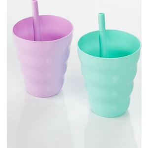 Nefnefhome Lux 2'Lı Funny Pipetli Bardak