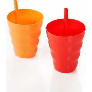 Nefnefhome Lux 2'Lı Funny Pipetli Bardak