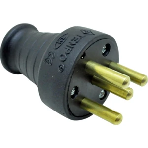 Trifaze Kauçuk Erkek Fiş (25A) 380V