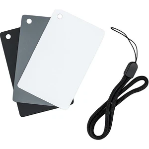 3in1 Beyaz Ayarı & Gri Kart Seti (5.4 x 8.5 cm)