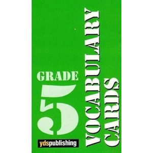 Vocabulary Cards Grade 5