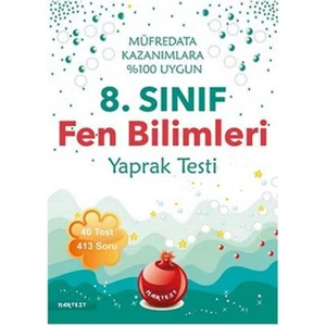 Nartest Yayınevi 8. Sınıf Fen Bilimleri Yaprak Testi Yeni Müfredat