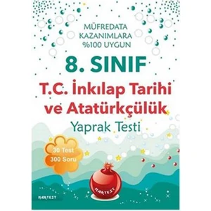 Nartest Yayınevi 8. Sınıf T.C. İnkılap Tarihi Ve Atatürkçülük Yaprak Testi Yeni Müfredat