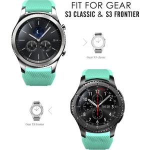Akıllıphone Samsung Gear S3 Silikon Kayış