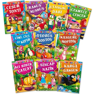 Mini Masallar Seti 2 (10 Kitap) - Müjgan Şeyhi