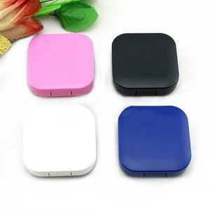 Lens Case Kontakt Lens Kutusu-Siyah