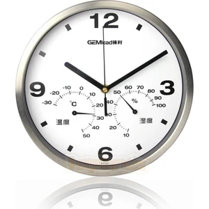 Duvar Saati Termometre Nem Ölçer