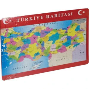 Yapboz Türkiye Haritası Hikayeli (28 x 38 Ebat-56 Parça)