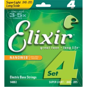 14002 Nanoweb Super Light 4 Telli Bas Gitar Teli (40-95)