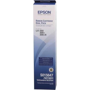 Epson LX-350-S015647 Orjinal Şerit 2'li