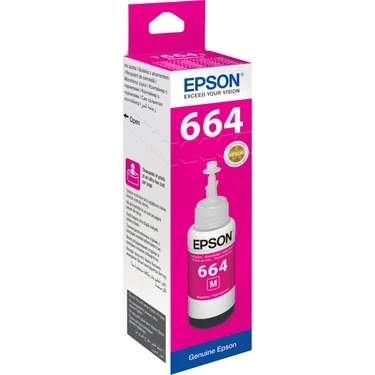 Epson T6643 L100/L200 70ml Kırmızı