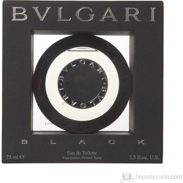 Bvlgari Black EDT 75 Ml Erkek Parfümü 