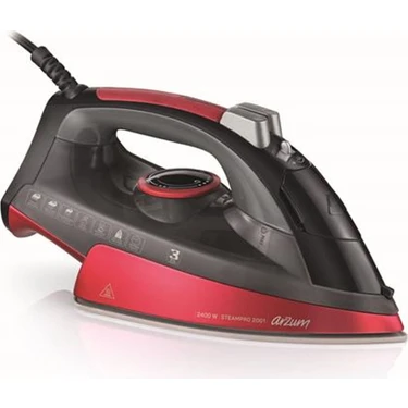 Arzum AR683 Steam Pro 2002 Buharlı Ütü 2400W – Kireç ve Damlama Önleme, Seramik Taban, 170 g/dk Şok