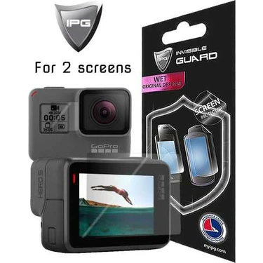 IPG Go Pro Hero 5 Black 2" Camera için Hydrogel Ekran Koruyucu (2