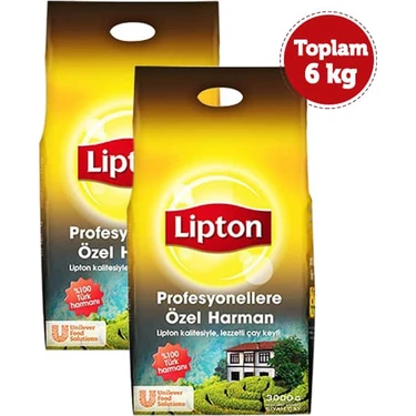 Lipton Profesyonellere Özel Harman Dökme Çay 3 kg x 2